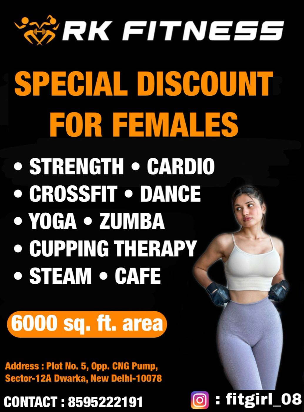 Special membership offer for women at RK Fitness